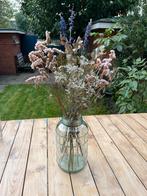 Grote glazen pot/vaas, Overige kleuren, Ophalen of Verzenden, Minder dan 50 cm, Glas