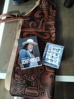 Lederen schort H. Schiffmacher + bordje +boekje, Ophalen of Verzenden