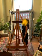 Grote houten schildersezel - 2+ meter, Ophalen, Gebruikt, Ezel