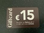Giftcard €15,- nelson winkel of online schoenen korting, Tickets en Kaartjes, Kortingen en Cadeaubonnen, Eén persoon, Kortingsbon