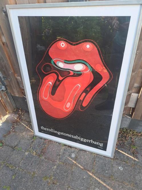 originele tour poster Roling Stones A Bigger Bang 2006, Verzamelen, Posters, Gebruikt, Muziek, Deurposter of groter, Rechthoekig Staand