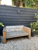 Steigerhouten tuinbank, Ophalen, Gebruikt, Hout