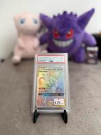 Mewtwo & Mew GX Unified Minds | PSA 9, Ophalen of Verzenden, Zo goed als nieuw, Losse kaart, Foil