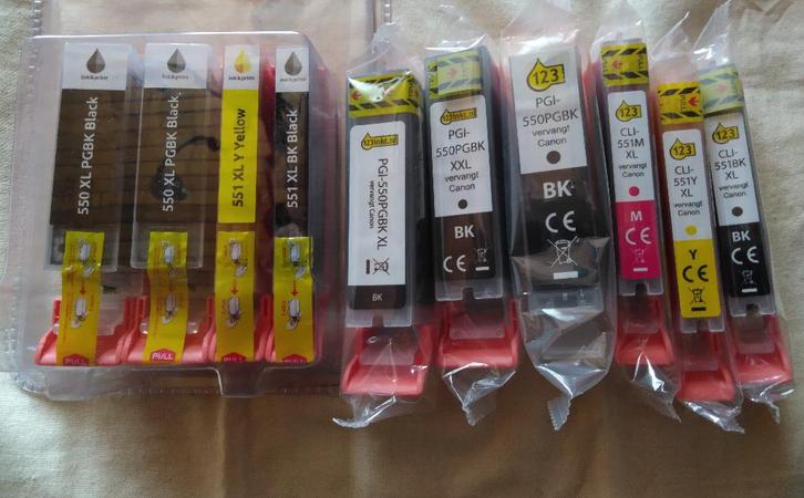 Inktcartridges voor Canon Pixma MG 5650, Computers en Software, Printerbenodigdheden, Nieuw, Cartridge, Ophalen of Verzenden