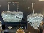 Eric Custer style hanglampen in 2 modellen rond en ovaal new, Ophalen of Verzenden, Nieuw, Glas