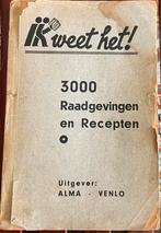 Vintage boekje “Ik weet het!” 3000 raadgevingen en recepten, Ophalen of Verzenden, Zie beschrijving