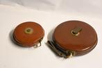 meetband 30m. DRGM en Gloria 20 meter meetlint leren etui, Ophalen of Verzenden