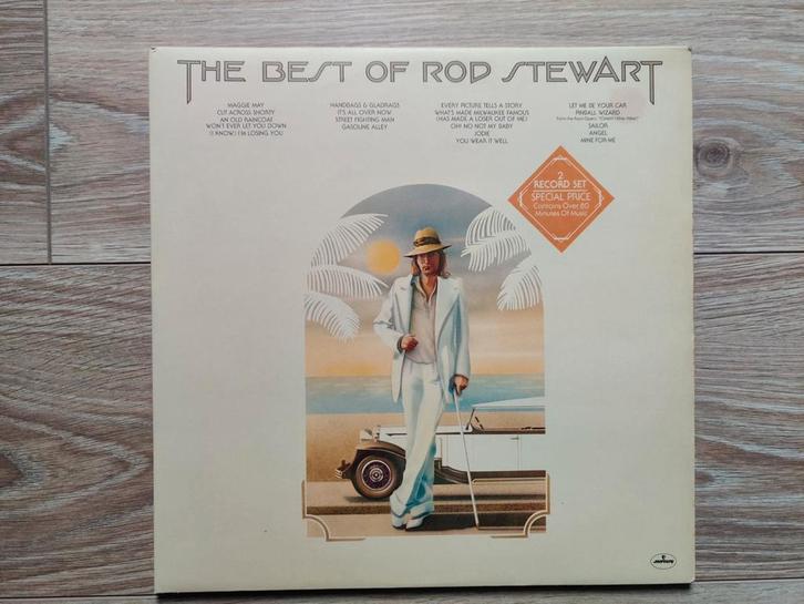 Rod Stewart - The Best of, 2 Lp's, Cd's en Dvd's, Vinyl | Pop, Zo goed als nieuw, 1960 tot 1980, Ophalen of Verzenden
