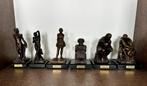 6x Bronzen Beeldjes, Verzamelen, Beelden en Beeldjes, Ophalen of Verzenden, Zo goed als nieuw, Mens