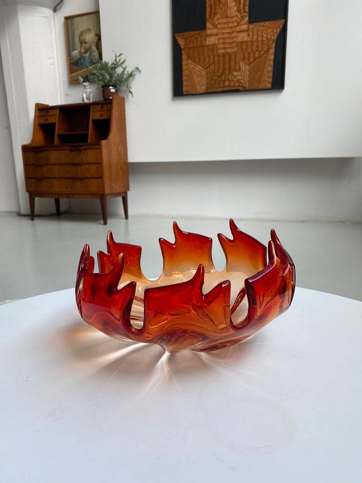 Vintage murano schaal vintage, Antiek en Kunst, Kunst | Designobjecten, Ophalen