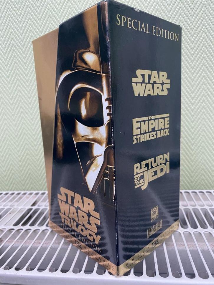 Star Wars Trilogy speciale gouden editie VHS-boxset 1997, Verzamelen, Star Wars, Gebruikt, Overige typen, Verzenden