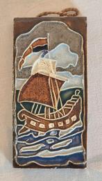 Westraven cloisonne tegel Utrecht Hollands koggeschip, Verzenden