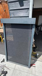 Screen met 3% doek antraciet, Doe-het-zelf en Verbouw, Rolluiken, Gebruikt, Overige kleuren, Minder dan 100 cm, 100 tot 150 cm