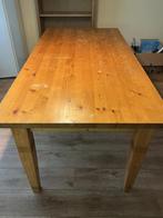 Houten Keukentafel, Huis en Inrichting, Tafels | Bijzettafels, Ophalen, Gebruikt, 75 cm of meer, 60 cm of meer