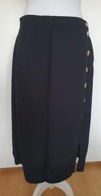 Zwarte rok van Divided maat 40-42. Split, knoopjes., Maat 38/40 (M), H&M, Zwart, Ophalen of Verzenden