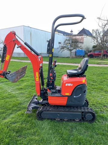 Kubota U10-3 graafmachine 2021 met 670 uur beschikbaar voor biedingen
