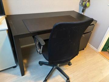 IKEA MALM Bureau + Bureaustoel - afbeelding 3