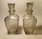 Twee whiskey karaffen van glas, Ophalen of Verzenden, Zo goed als nieuw, Overige typen