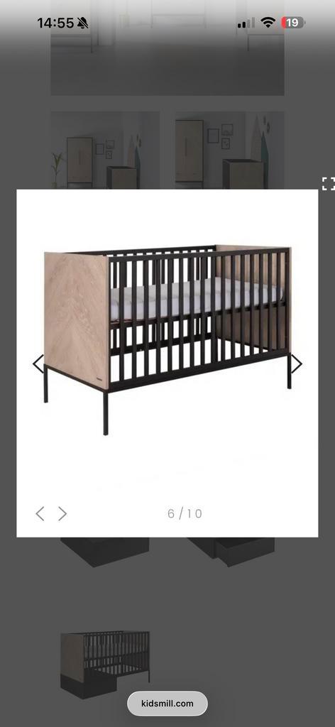 Kidsmill Vince Ledikant - Gebruikt met bijtsporen, Kinderen en Baby's, Babywiegjes en Ledikanten, Gebruikt, Ledikant, Ophalen