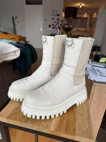 Bronx Groov-y - Enkellaarsjes met plateauzool - winter white beschikbaar voor biedingen