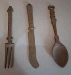 stalen decoratie bestek, Ophalen of Verzenden, Zo goed als nieuw, Overige materialen, Los bestek