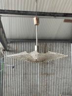 Vintage ‘ice’ glas hanglamp JT Kalmar 1960 design, Ophalen, Gebruikt, Glas, Minder dan 50 cm