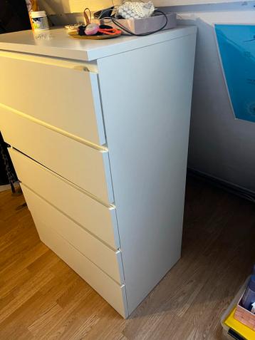 Ikea MALM ladekast, 6 lades, wit - Leiden - afbeelding 4
