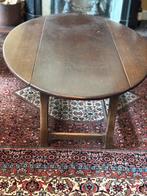 Stijlvolle antieke hangoor salontafel, Ophalen, Gebruikt, 100 tot 150 cm, Eikenhout
