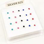 2,5mm Neuspiercing Verschillende Kleuren 925 Sterling Zilver, Sieraden, Tassen en Uiterlijk, Piercings, Verzenden, Nieuw, Neuspiercing