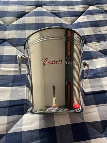 Metalen Champagnekoeler Castell blanche beschikbaar voor biedingen