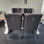 Eetkamerstoelen, Huis en Inrichting, Ophalen, Zo goed als nieuw, Grijs