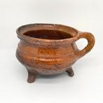 Kookpot - grape - 15e / 16e eeuw - bodemvondsten - aardewerk, Antiek en Kunst, Antiek | Keramiek en Aardewerk, Ophalen of Verzenden