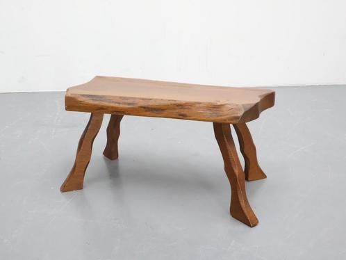 Vintage boomstam kruk, Huis en Inrichting, Krukjes, Zo goed als nieuw, Hout, Ophalen of Verzenden
