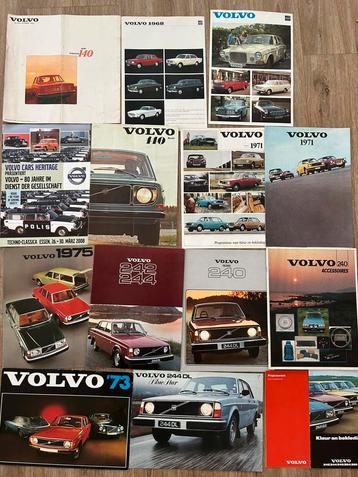 Volvo  folders 140,142 ,144,145,240,242,244,245 beschikbaar voor biedingen