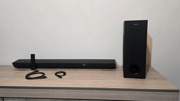 Philips soundbaar met subwoofer Bluetooth 3HDMI optical Aux beschikbaar voor biedingen