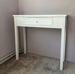 Witte Sidetable kaptafel met Lade in nette staat, Huis en Inrichting, Tafels | Sidetables, Ophalen, 50 tot 100 cm, Zo goed als nieuw