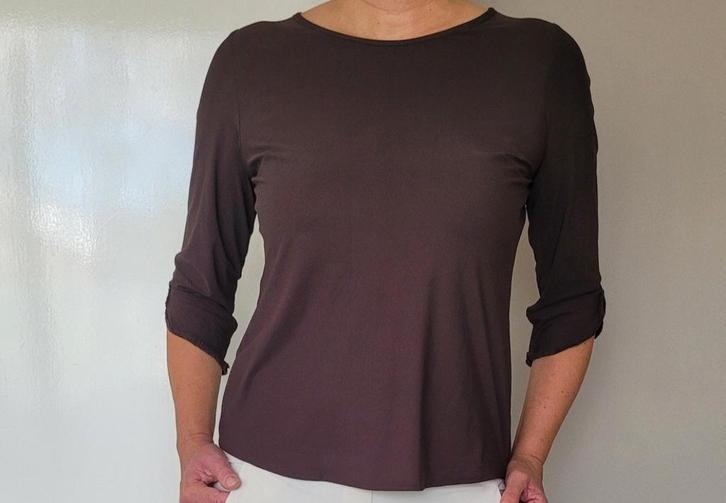 Studio Anneloes top
S Travelstof Bruin, Kleding | Dames, Tops, Zo goed als nieuw, Maat 36 (S), Bruin, Lange mouw, Ophalen of Verzenden