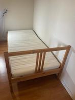 Ikea Bed met matras 90x200cm Houten, Ophalen, Gebruikt, 90 cm, Eenpersoons