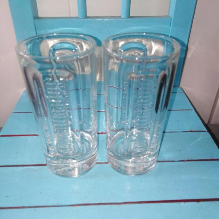 Jagermeister glazen 0,1 liter 2 stuks, Verzamelen, Glas en Borrelglaasjes, Gebruikt, Overige typen, Ophalen