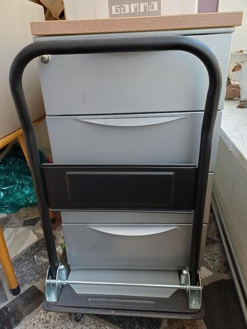 Bureau met ladekast, Huis en Inrichting, Bureaus, Gebruikt, Bureau, Ophalen