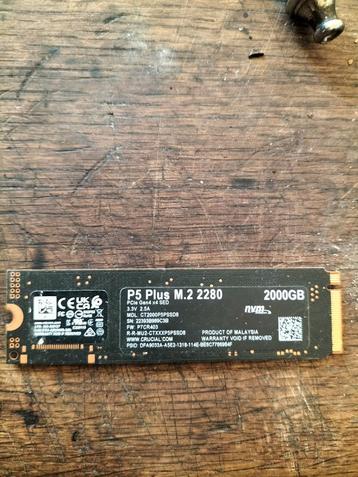 Crucial P5 Plus 2TB M.2 SSD - PCIe Gen4 beschikbaar voor biedingen