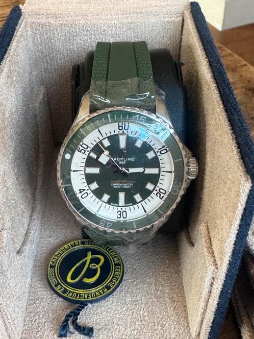 ORIGINELE HORLOGE BREITLING SUPEROCEAN AUT 44mm FULL SET, Sieraden, Tassen en Uiterlijk, Horloges | Heren, Zo goed als nieuw, Polshorloge
