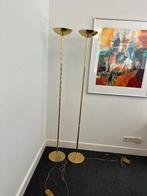 La Relco vloerlampen – goudkleurig vintage design set van 2, Ophalen, Gebruikt, Vintage, 150 tot 200 cm