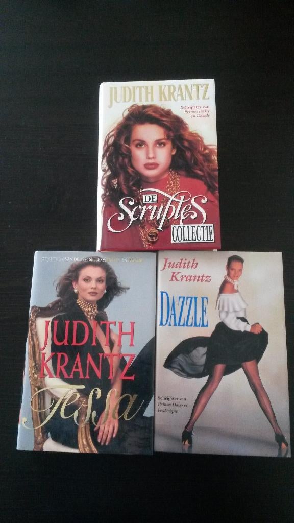 Judith Kranz: De Scruples collectie, Tessa, Dazzle hardcover, Boeken, Gelezen, Judith Krantz, Ophalen of Verzenden, Amerika