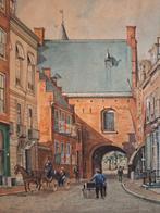 Aquarel van Den Haag, Ophalen of Verzenden