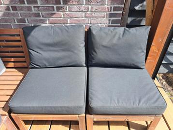 Ikea kungso tuinkussens: 2x zitkussen 2x rugkussen beschikbaar voor biedingen