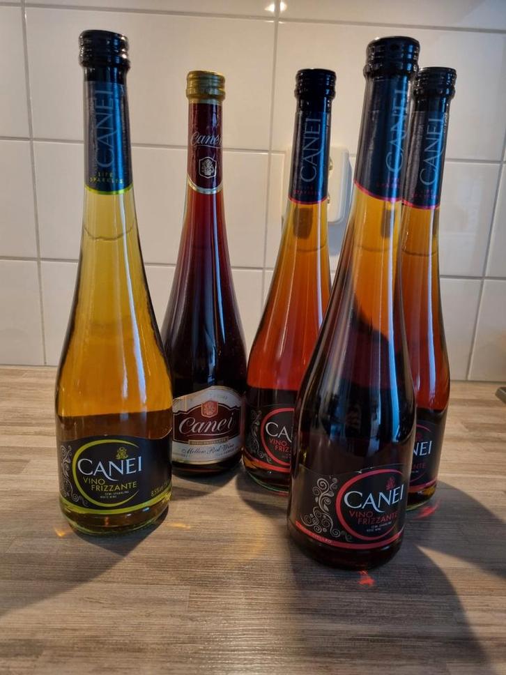 5 flessen canei wijn., Verzamelen, Wijnen, Nieuw, Roséwijn, Frankrijk, Ophalen