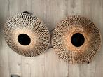 GOOD&MOJO Kalimantan wand- en plafondlamp - Ø60cm - Naturel, Huis en Inrichting, Ophalen, Zo goed als nieuw, Hout, Minder dan 50 cm