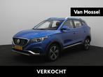 MG MG ZS EV Luxury 45 kWh | Leder | Navi | Panoramadak | Cam, Auto's, Gebruikt, Zwart, 143 pk, 1507 kg