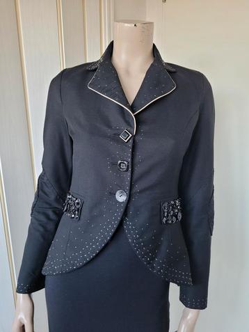 Tricot Chic Italy jasje design zwart maat S/36 beschikbaar voor biedingen